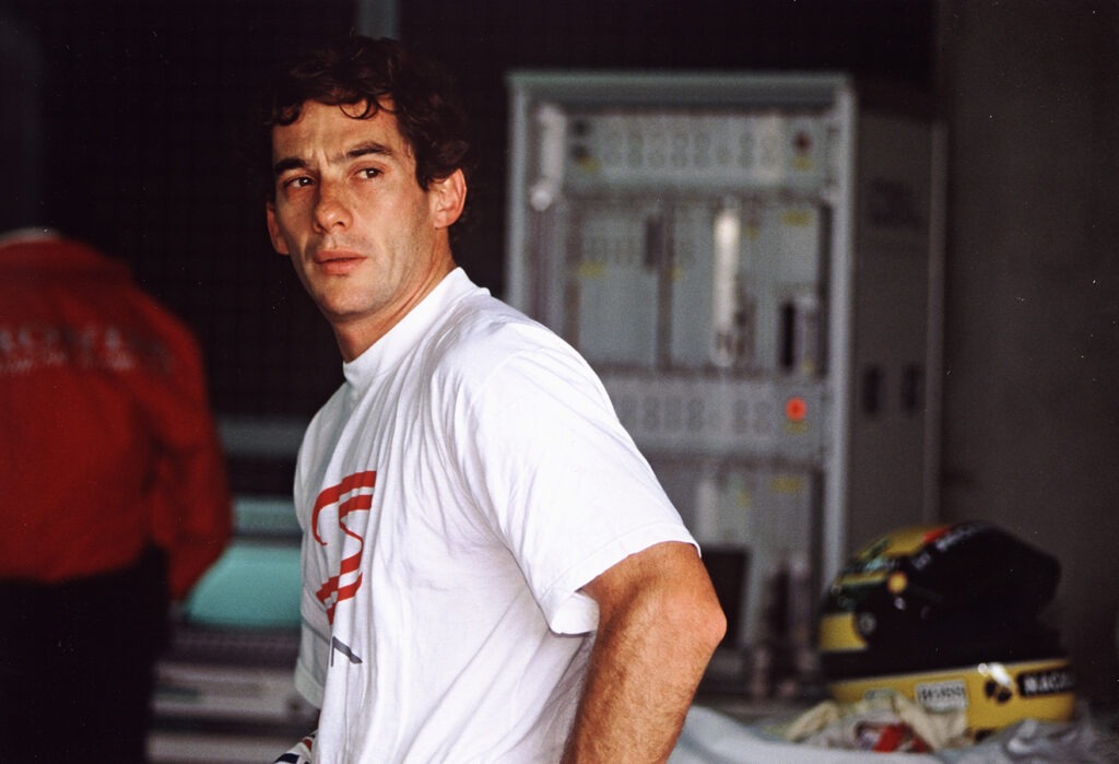 Ayrton Senna photographie de Didier Charre
